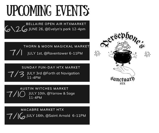 June/July Events!