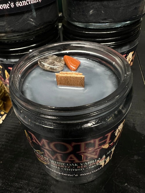 Moth Man Candle
