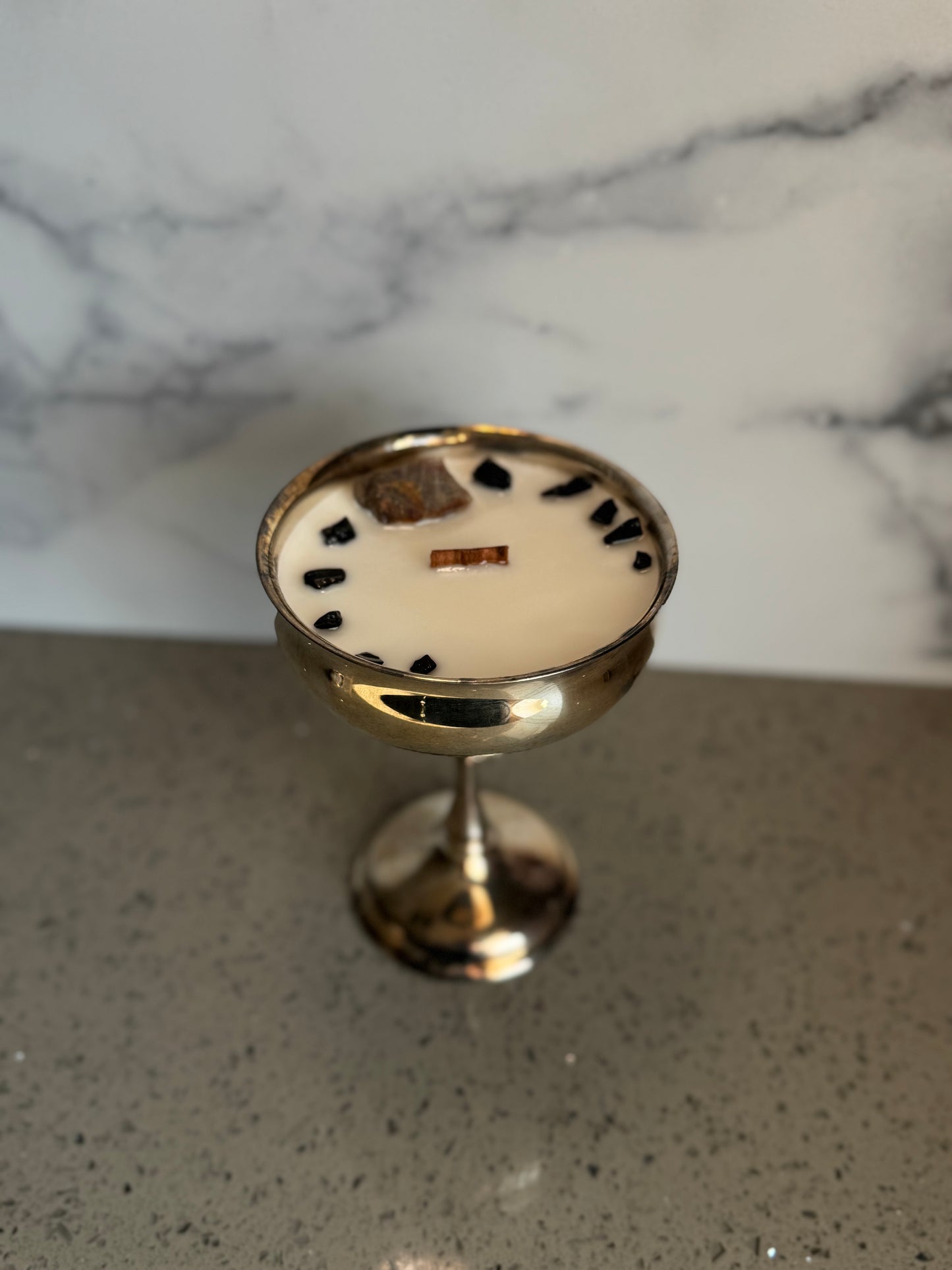 Silver Plated Champage Candle