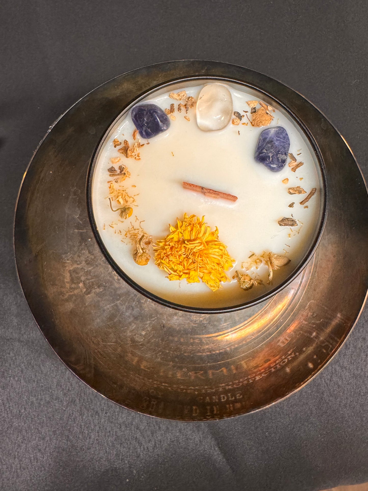 The Hermit Tarot Card Intention Candle