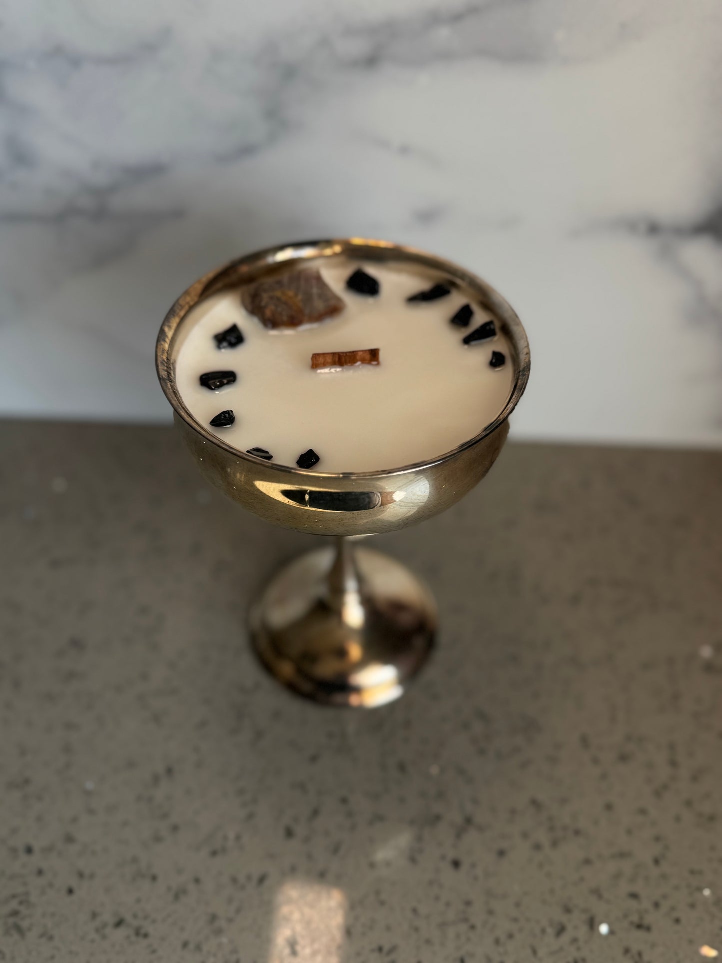 Silver Plated Champage Candle