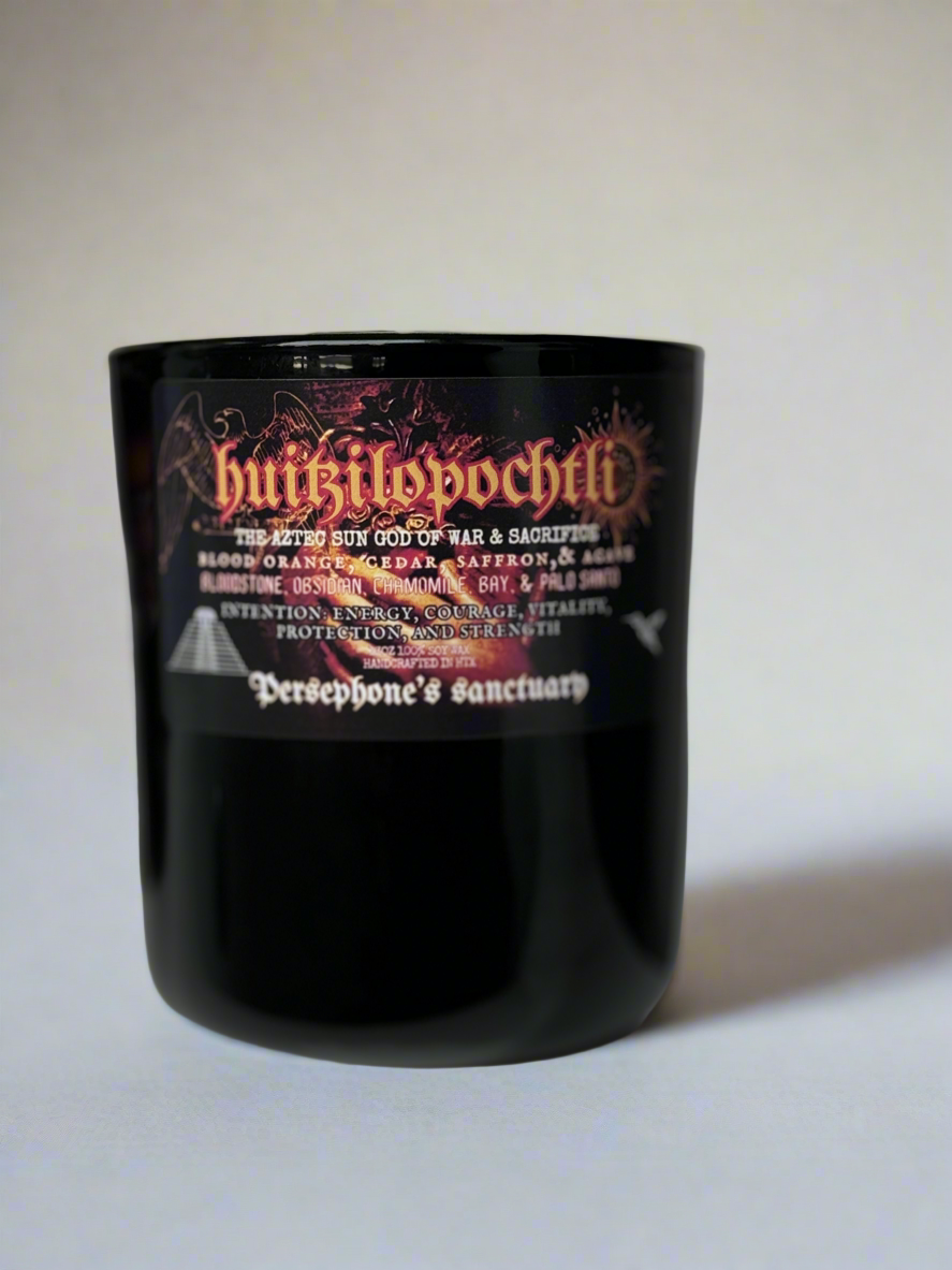 Huitzilopochtli Aztec Sun God Of War Candle
