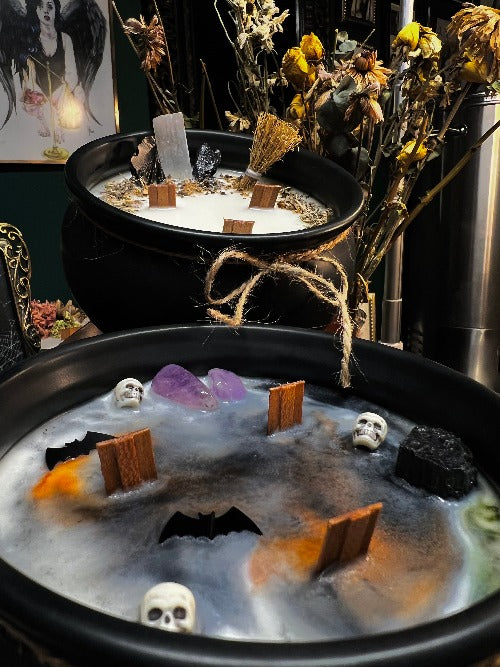Triple Wick Cauldron Candle