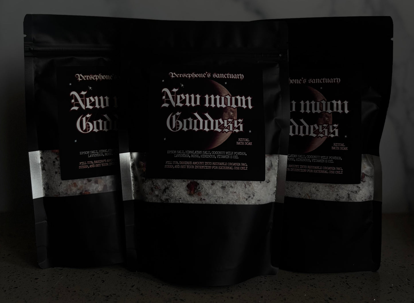 New Moon Goddess Ritual Bath Soak