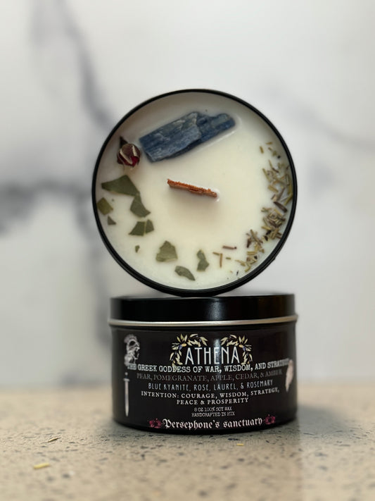 Athena candle