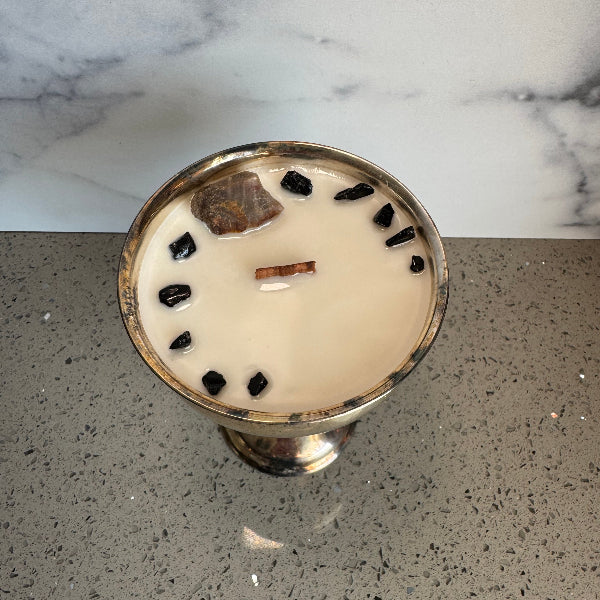 Silver Plated Champage Candle