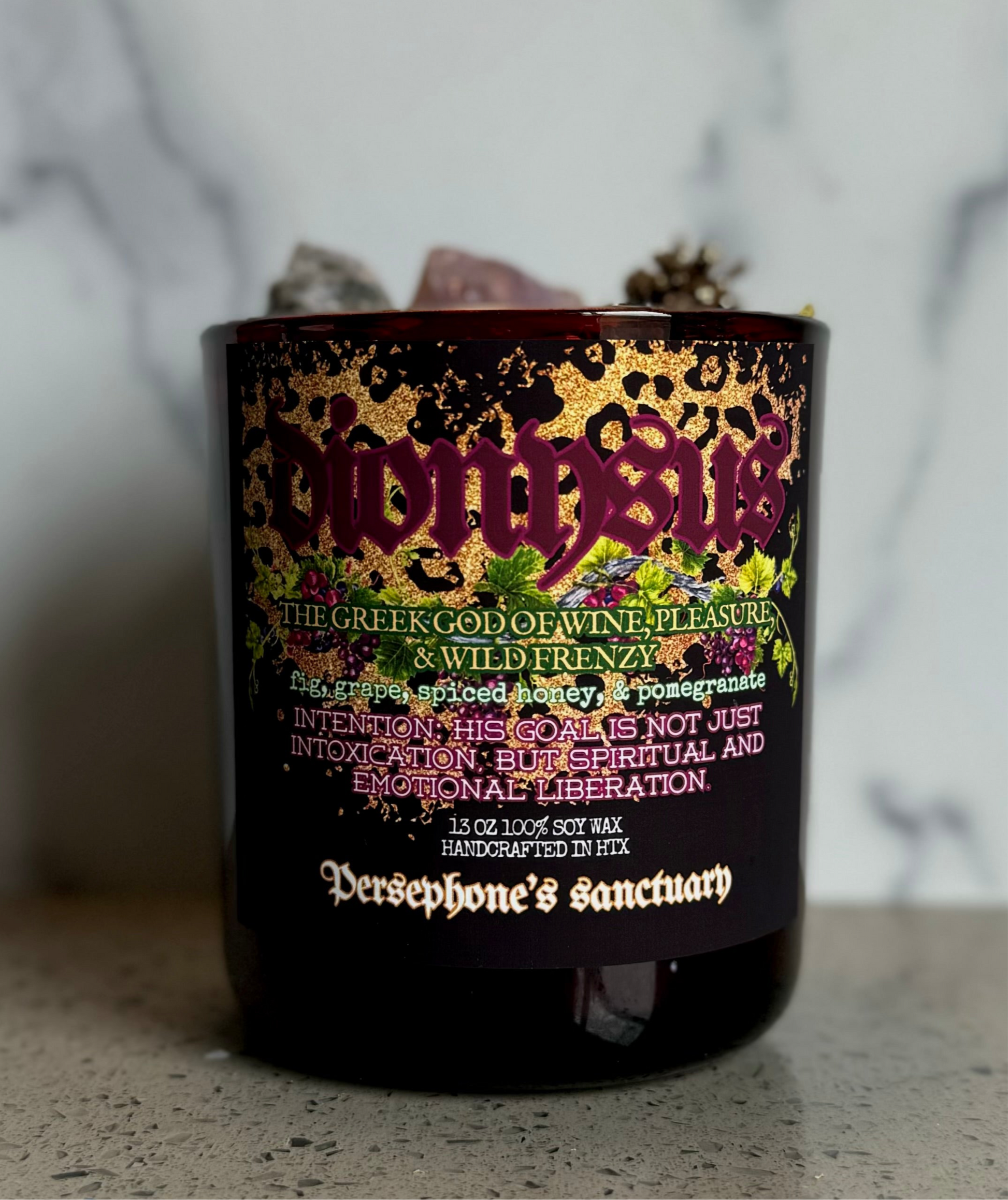 Dionysus-greekgod-candle