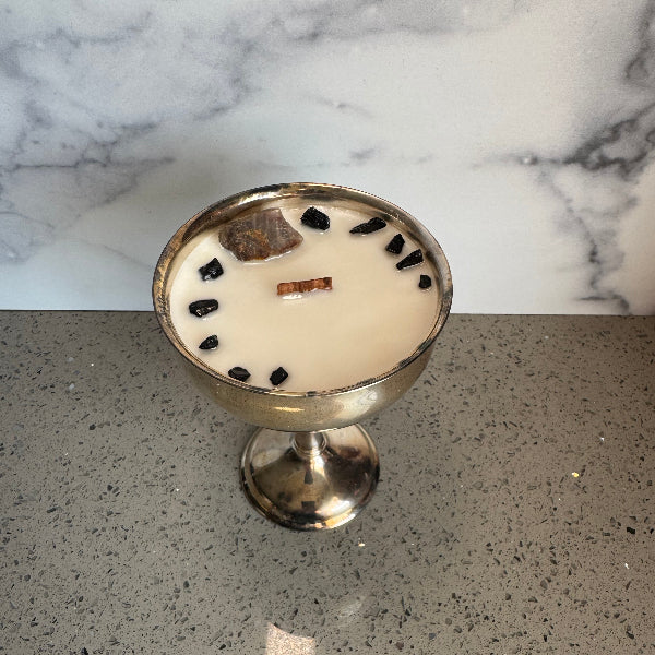 Silver Plated Champage Candle