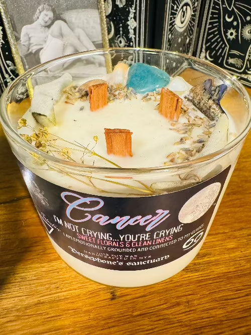The Cancer Candle Zodiac Collection