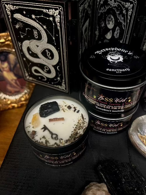 Bo$$ Witch Intention Candle 8oz tin