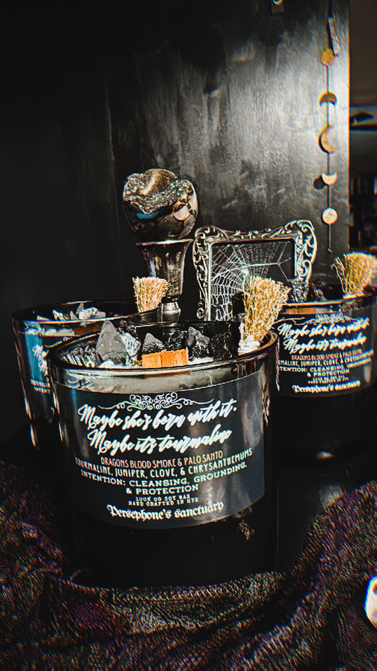 Maybe She’s Born With It, Maybe it's Tourmaline Protection Candle