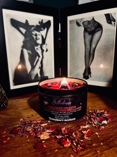 Belladonna Self Love Intention Candle 8oz tin