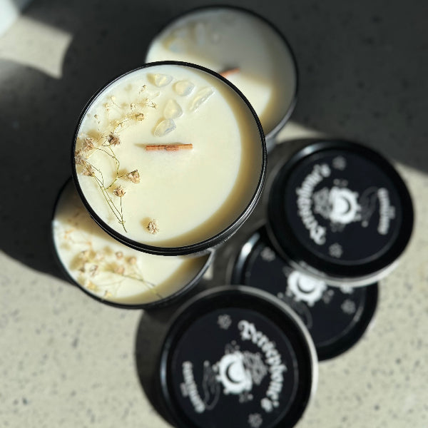 The Flora Obscura Candle Collection -Dark Botanical Handcrafted Ritual Candles-