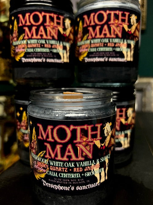Moth Man Candle