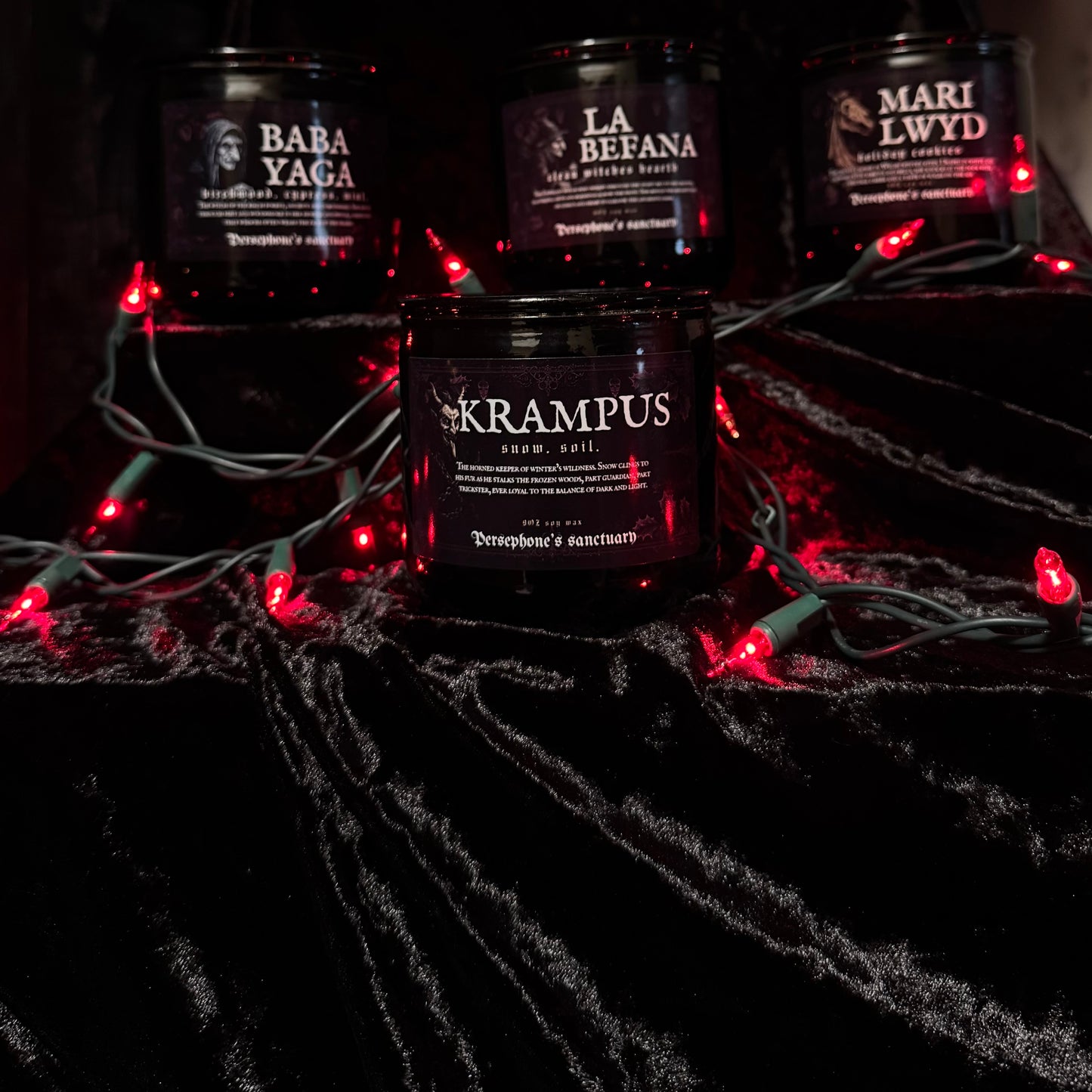 Winter Folklore Candles