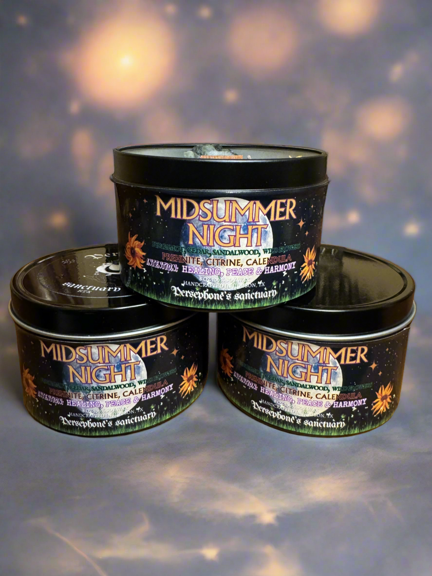 Midsummer Night Intention Candle