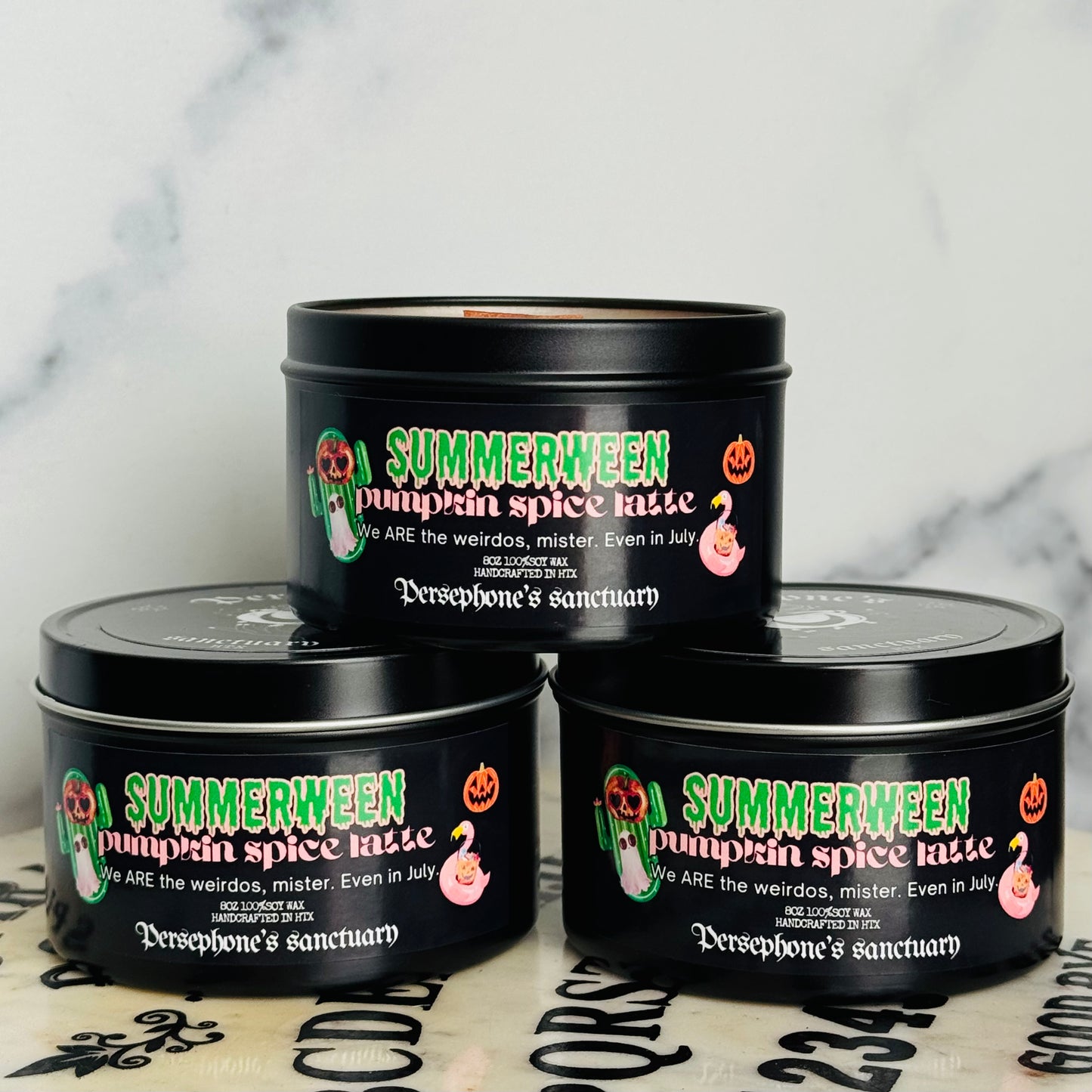 Summerween Candle