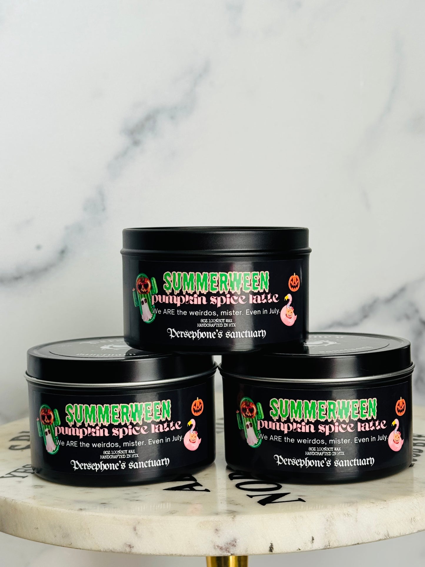 Summerween Candle