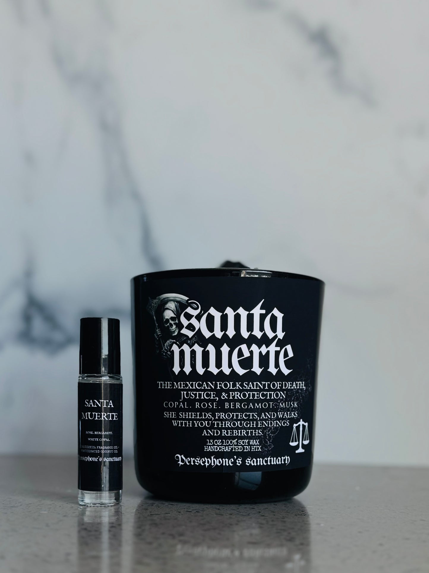 Santa Muerte Candle