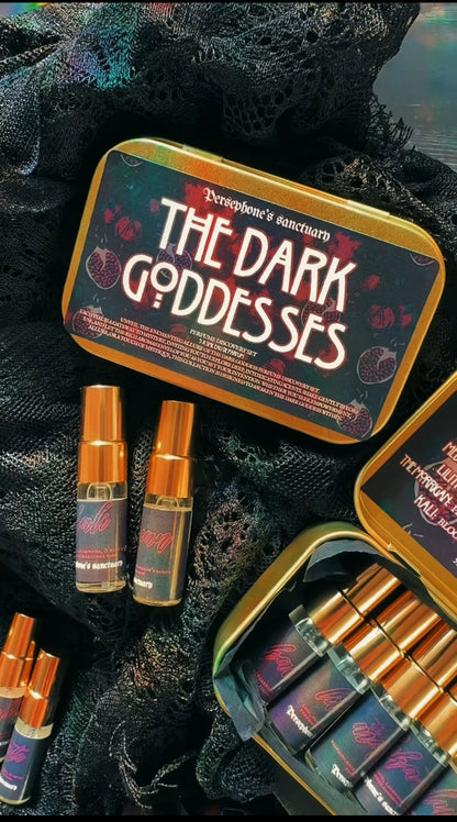 The Dark Goddesses perfume discovery set