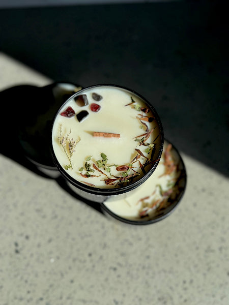 The Flora Obscura Candle Collection -Dark Botanical Handcrafted Ritual Candles-