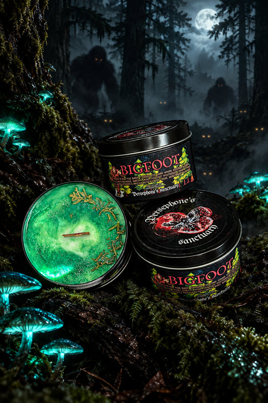 Bigfoot Cryptid Candle