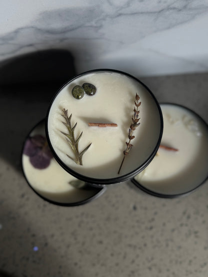 The Flora Obscura Candle Collection -Dark Botanical Handcrafted Ritual Candles-
