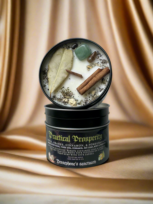 Practical Prosperity Intention Candle