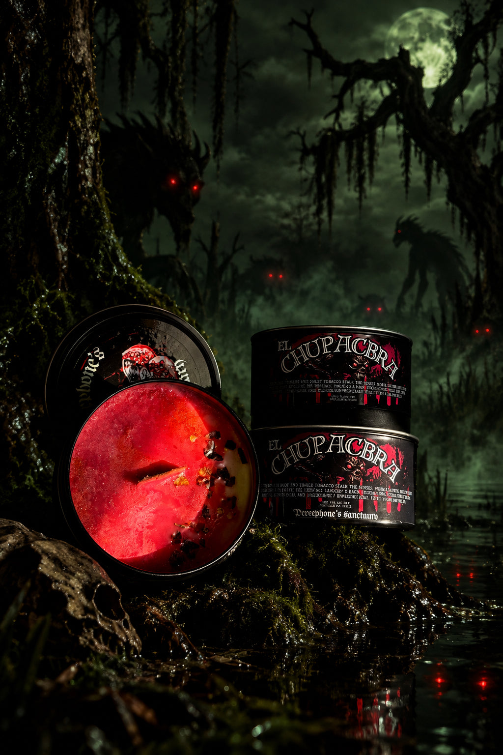 El Chupacabra Cryptid Candle