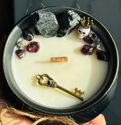 King Of The King Of The Underworld Cauldron Candle