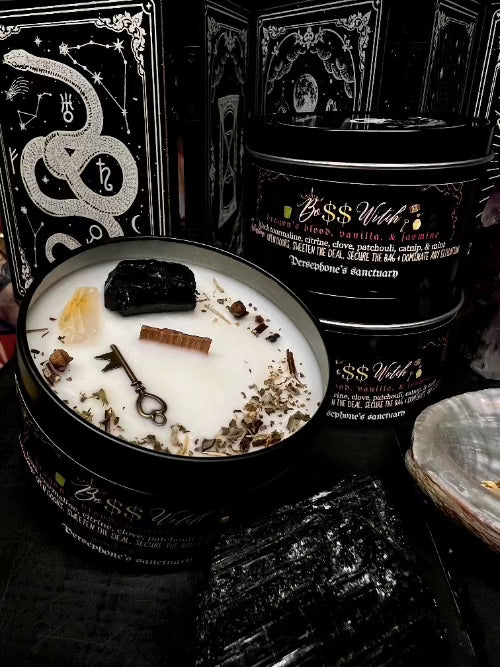 Bo$$ Witch Intention Candle 8oz  tin