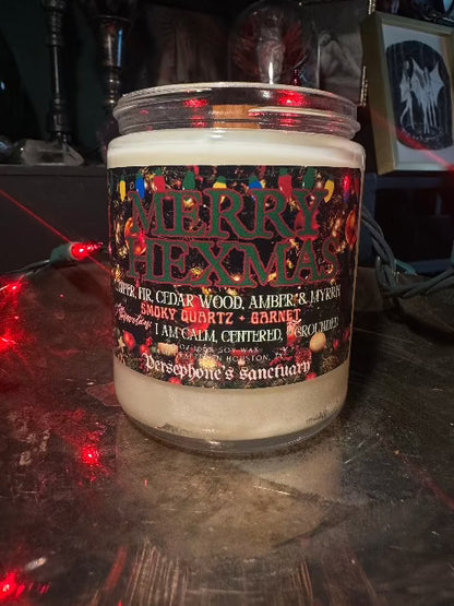 Merry Hexmas Candle