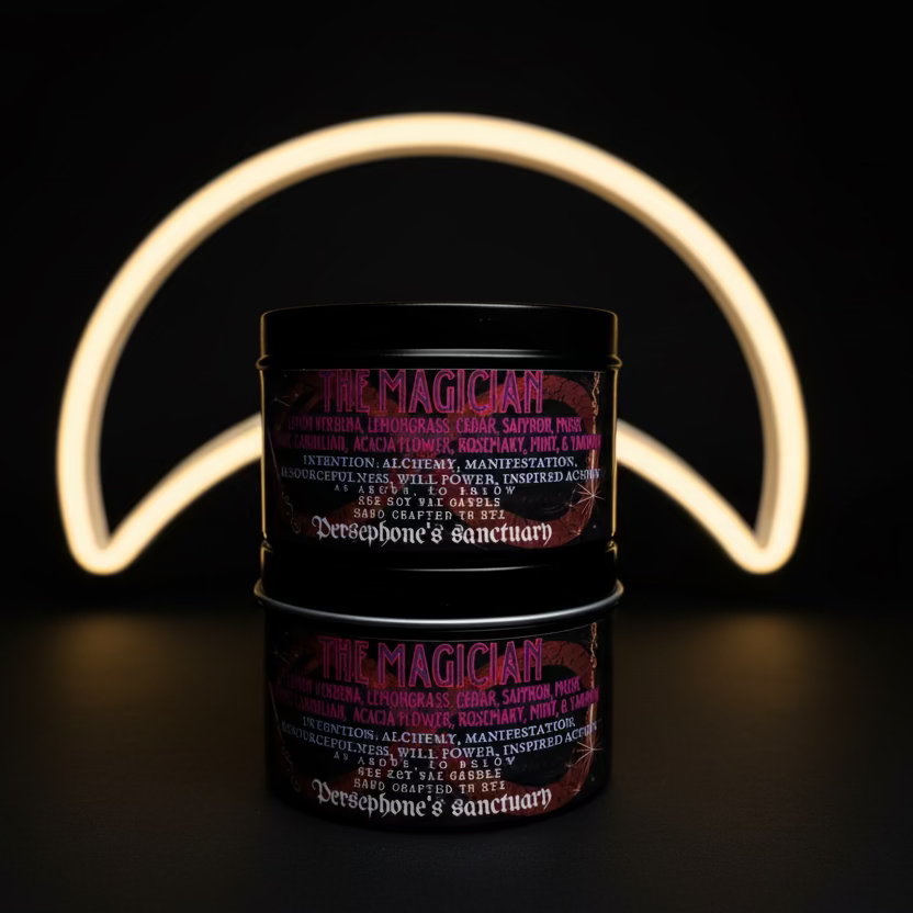 The magician Tarot candle 