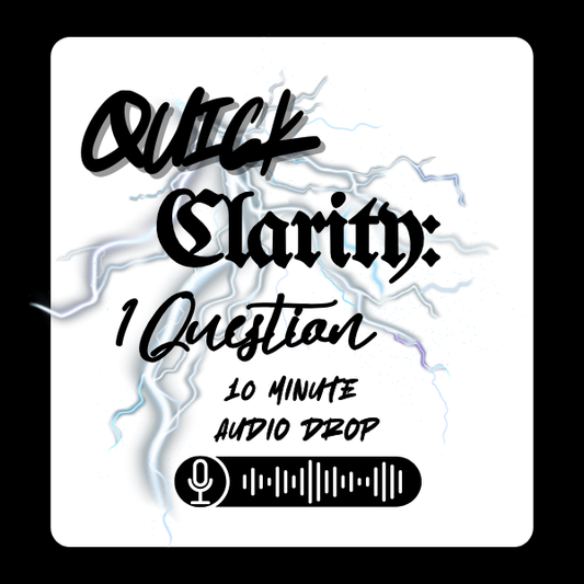 Quick Clarity: 1 Question Audio Drop